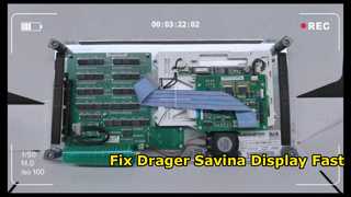 Drager Savina フロントパネルディスプレイ修理ソリューション