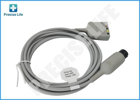 Drager 2606496 ECG trunk cable 5-lead IEC/AH colour code for Vista-120 monitor