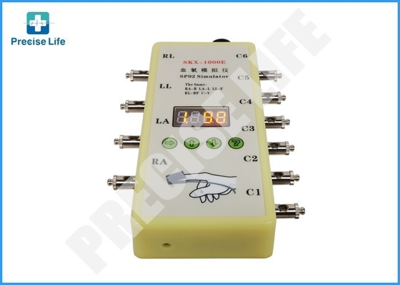 10 鉛が付いている ECG SpO2 の医学のシミュレーター、医学のシミュレーション装置