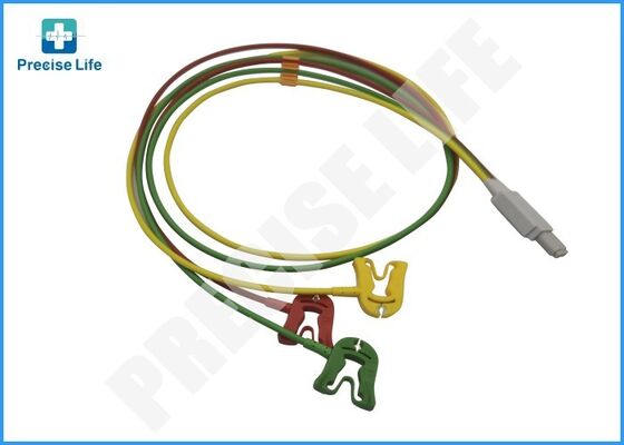 PH M1672A ECGリードセット Grabber IEC カラーコード ICU 3リードセットクリップ
