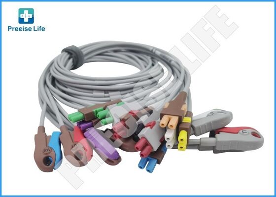 GE 2104749-001 ECGリードワイヤーセット ベース10 グラバーAHA GE 2104749-001 ECGケーブル